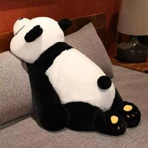 パンダ クッション 抱き枕 ぬいぐるみ おもちゃ ??寝そべり 80cm 大きい 可愛い おしゃれ ふわふわ ねむねむ もふもふ 柔らか 癒し リラックス こころ