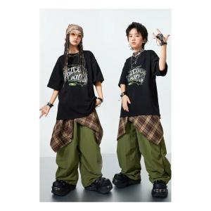 カーキグリーン カーゴパンツ ズボン 男の子 ...の詳細画像1