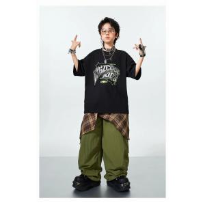 カーキグリーン カーゴパンツ ズボン 男の子 ...の詳細画像3