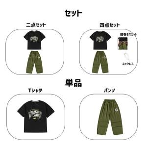 カーキグリーン カーゴパンツ ズボン 男の子 ...の詳細画像5