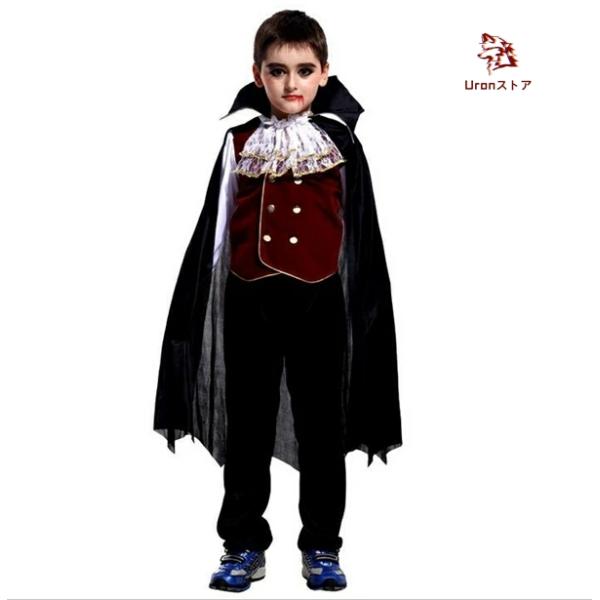 ハロウィン コスプレ コスチューム バンパイア仮装  吸血鬼 悪魔 バンパイア ドラキュラ 衣装 子...