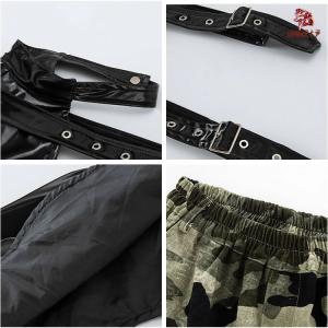 カーキグリーン 迷彩柄 黒い ブラック キッズ...の詳細画像2