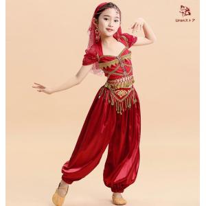 キッズ アラビアン衣装 ジャスミン 衣装 子供...の詳細画像1