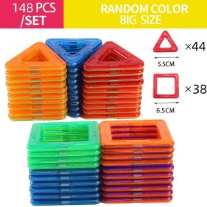 マグネットおもちゃ 148PCS マグネットブ...の詳細画像1