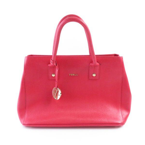 FURLA フルラ 2WAYバッグ レッド ハンド ショルダー トート レディース AM3910C