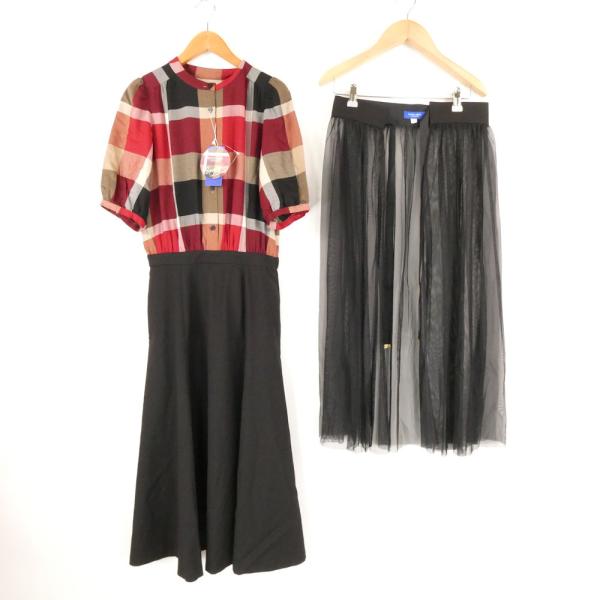 未使用 BLUE LABEL CRESTBRIDGE ブルーレーベル 55J10 759 ワンピース...