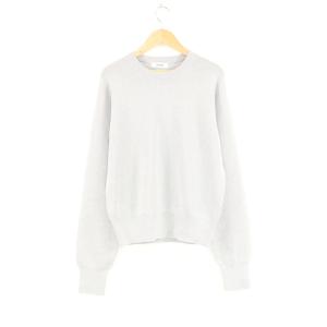 未使用 HAUNT ハウント Glitter Pullover グリッター プルオーバー 38 シルバー ラメ 長袖ニットセータートップス レディース AU2473W1｜uru-uru