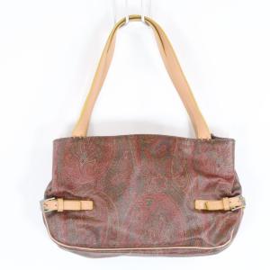 ETRO 美品 エトロ ハンドバッグ 1点 レザー ペイズリー柄 かばん  