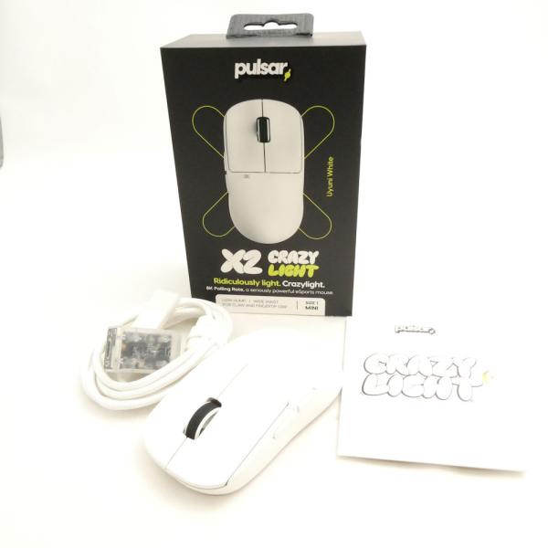 美品 pulsar パルサー X2 crazylight ワイヤレスゲーミングマウス 無線 eスポー...