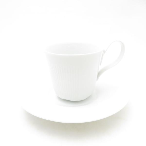美品 ROYAL COPENHAGEN ロイヤルコペンハーゲン ホワイトエレメンツ カップ＆ソーサー...