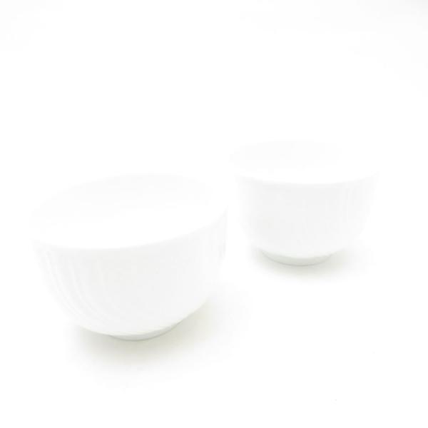 美品 Richard Ginori リチャードジノリ ベッキオホワイト 湯呑 2点 ペア ジャパニー...