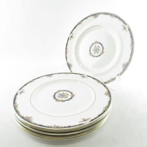 美品 WEDGWOOD ウェッジウッド オズボーン 大皿 6枚 セット 27cmプレート ディナー SM1732A3｜uru-uru