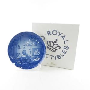 未使用 ROYAL COPENHAGEN ロイヤルコペンハーゲン 2015年 イヤープレート 1枚 飾皿 記念 メモリアル インテリア SO1113R｜uru-uru