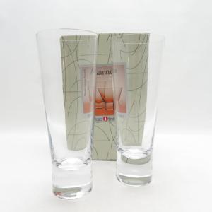 美品 iittala イッタラ アールネ ビアグラス 2客 ペア ピルスナー H19cm 北欧 SO4764D2