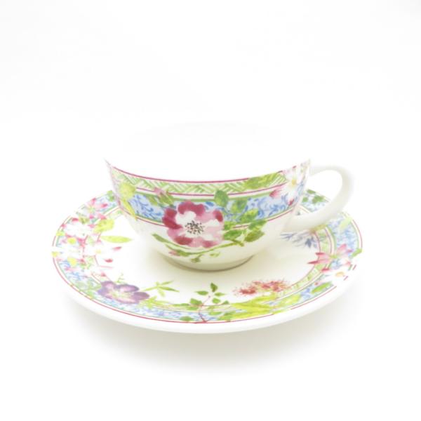 Gien ジアン Millefleurs ミルフルール ティーカップ＆ソーサー SY11696P1