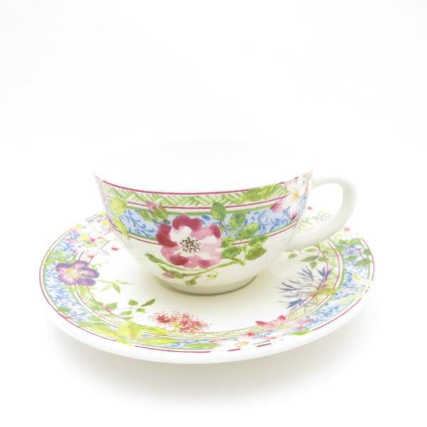 Gien ジアン Millefleurs ミルフルール ティーカップ＆ソーサー SY11701P1