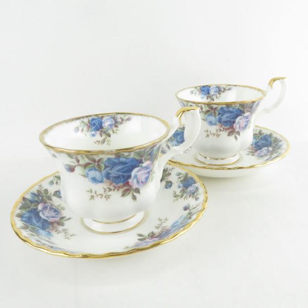 ROYAL ALBERT Moonlight Rose ムーンライトローズ ティーカップ＆ソーサー ...