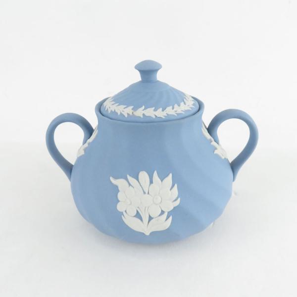 美品 WEDGWOOD ジャスパー シュガーポット レア 希少 SY9349Q ウェッジウッド