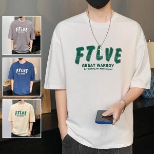 「2点10%オフ」 Tシャツ メンズ 半袖 おしゃれ 白Tシャツ ロンT T-shirt スポーツ 半袖tシャツ 配いろ 涼しい カジュアルクルーネック 丸首 プリント夏｜urushibara-store