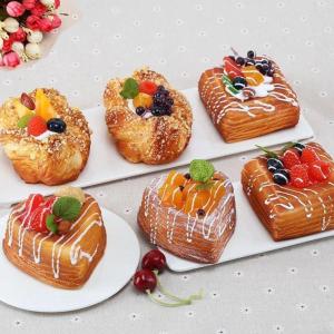 食品サンプル パン フルーツ クリーム フェイクフード 人工 ディスプレイ オブジェ｜urushibara-store