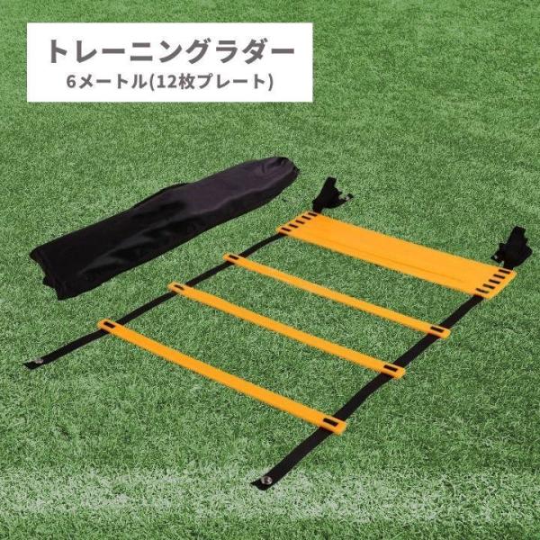 トレーニングラダー ラダー スピードラダートレーニング 6m サッカー 野球 バスケットボール 収納...