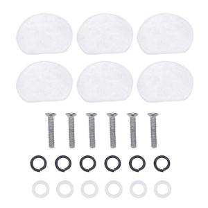 6個セット チューニングペグボタン アクリル ギターペグ用