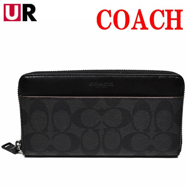 コーチ 長財布 財布 メンズ レディース ラウンドファスナー COACH アウトレット F25517...