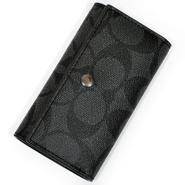【並行輸入品】 訳あり コーチ 財布 キーケース COACH F26104 CQ/BK PVC シグ...