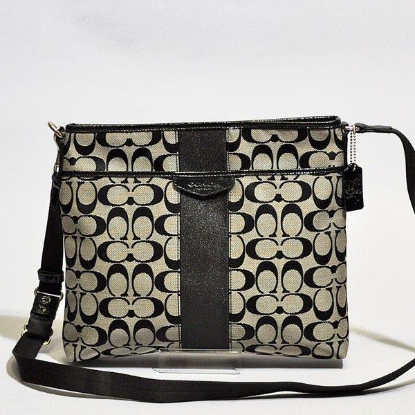 【並行輸入品】 コーチ 斜め掛け ショルダー バッグ COACH F28502 SBWBK シグネチ...