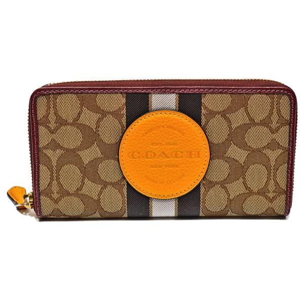 【並行輸入品】 コーチ COACH 財布 長財布 3473 IMQZV コーチパッチ ストライプ シ...
