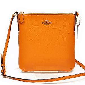 コーチ COACH 斜め掛け ショルダー バッグ ポシェット F36063 IMEGG クロスグレイン レザー NS クロスボディー スイングパック オレンジピール｜uruzz