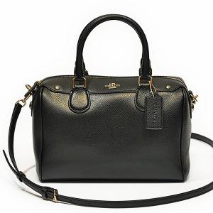 コーチ COACH トート バッグ 斜め掛け F36624 IMBLK クロスグレイン レザー ミニ ベネット サッチェル ブラック｜uruzz