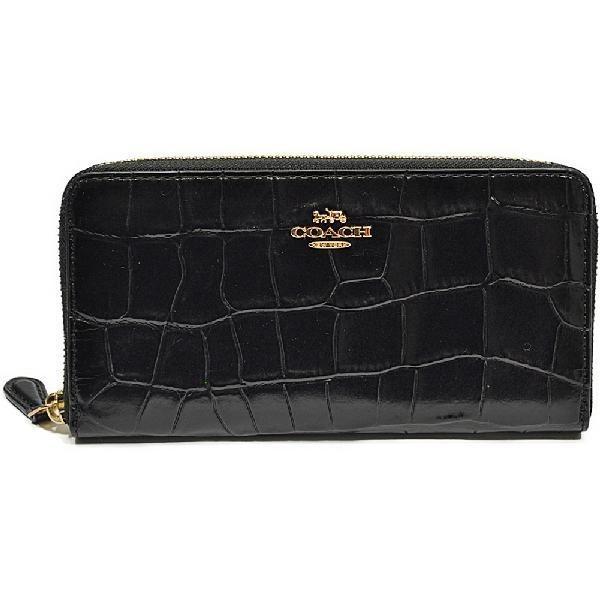 【並行輸入品】 訳あり コーチ COACH 財布 長財布 F39767 IMBLK エンボスド クロ...
