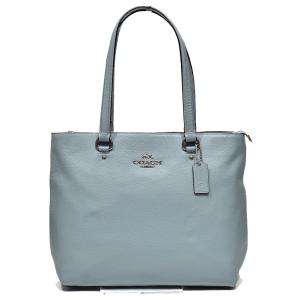 コーチ トート バッグ COACH F48637 SV/CF ペブルド レザー ベイ トート コーンフラワー｜uruzz