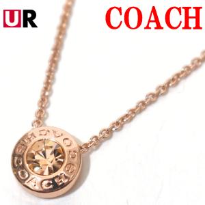 コーチ ネックレス レディース アクセサリー ジュエリー アウトレット COACH 54514 RGD オープン サークル ストーン ネックレス ローズゴールド