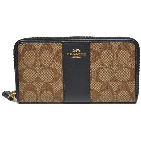 【並行輸入品】 コーチ COACH 財布 長財布 F54630 IMDT3 シグネチャー ストライプ...