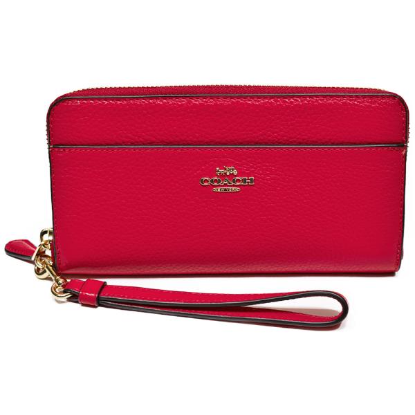 【並行輸入品】 コーチ COACH 財布 長財布 6643 IMORP ストラップ付き レザー アコ...