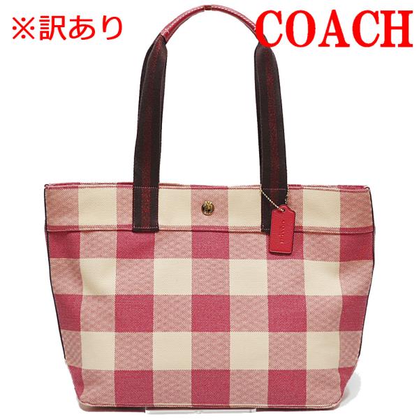 【並行輸入品】 訳あり コーチ トート バッグ COACH F66867 SV/SY プラッド チェ...