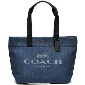 訳あり コーチ　トート バッグ COACH F67415 SV/DE デニム キャンバス トート デニム｜uruzz