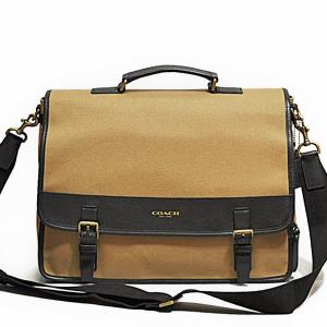 コーチ COACH 斜め掛け ショルダー バッグ メンズ F71385 GMD0N エセックス ツイル キャンバス メッセンジャー バーリー/ブラック｜uruzz