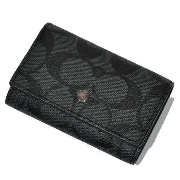 【並行輸入品】 コーチ 財布 キーケース COACH F78675 QBO4G 5リングス PVC ...