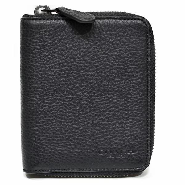 【並行輸入品】 コーチ COACH ファスナー折財布 メンズ 91632 F91632 QB/BK ...