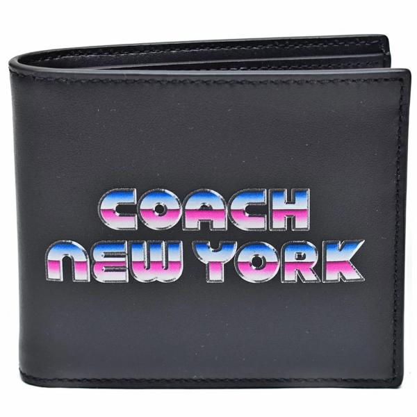 コーチ COACH 財布 折財布 メンズ C3412 FC3412 QB/BK 80’S ニューヨー...