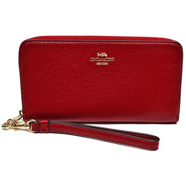 【並行輸入品】 コーチ COACH 財布 長財布 C4451 IMF8Q ペブルドレザー ロング ジ...