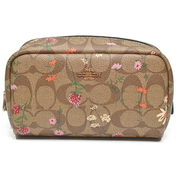 【並行輸入品】 コーチ COACH バッグ 化粧 ポーチ C8728 IME7V PVC シグネチャ...