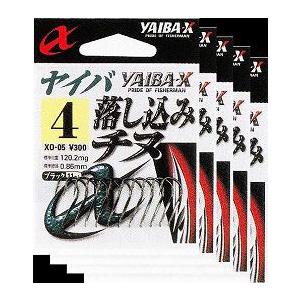 ささめ針　ヤイバ落し込みチヌ 黒6号 5枚まとめ買い特価 XO-05