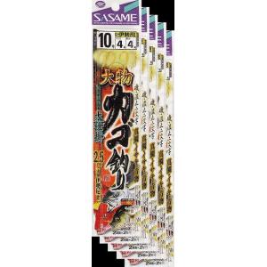 ささめ針 大物カゴ釣り 真鯛・イサキ 11号 鈎・伊勢尼 5枚まとめ買い