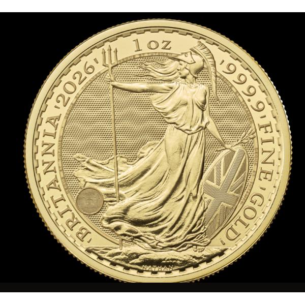 2026年 イギリス ブリタニア金貨 1オンス BU Royal Mint発行