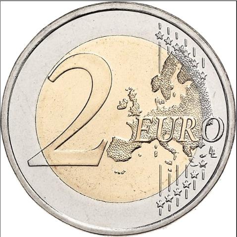 2021 ルクセンブルク 2ユーロ 結婚40周年記念 銀貨 UNC