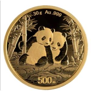 2026 中国 パンダ金貨 30g Au999 BU